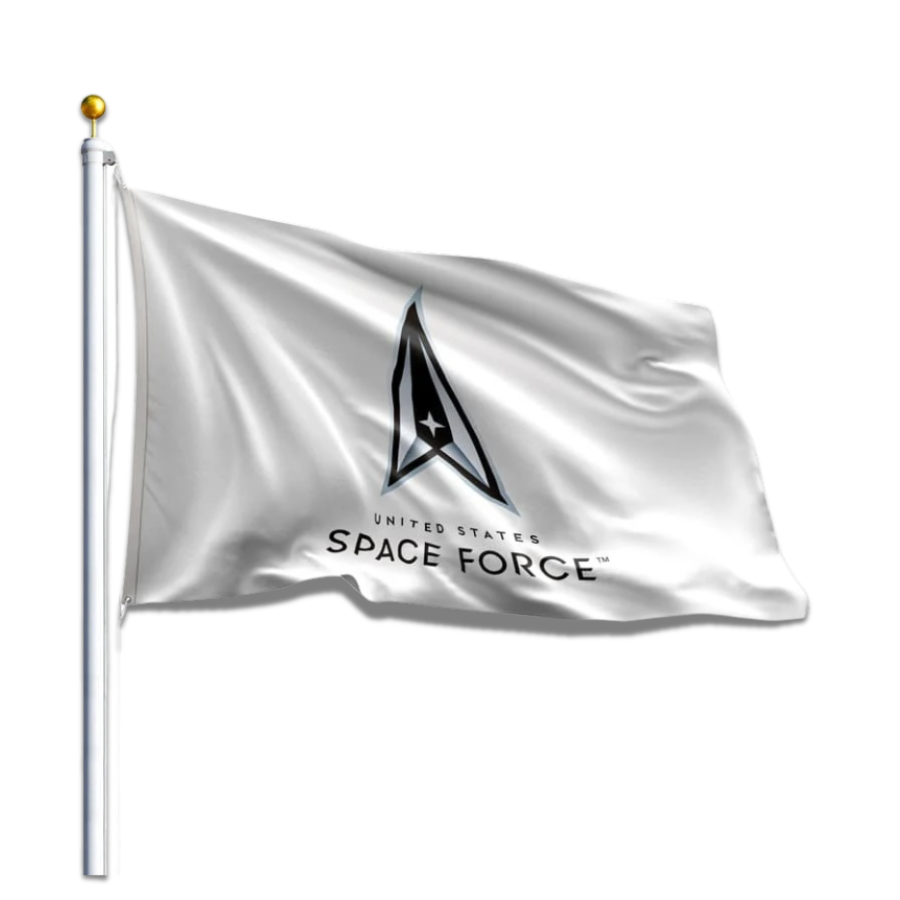 OUTDOOR SPACE FORCE LOGO FLAGS