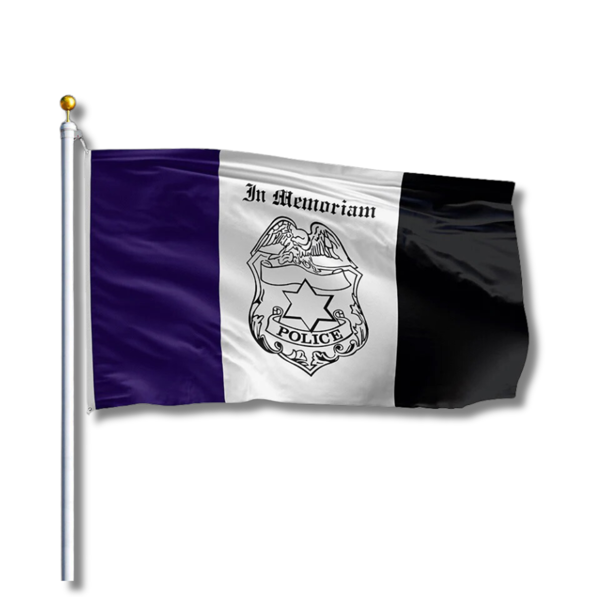 SERVICE FLAGS – POLICE MOURNING