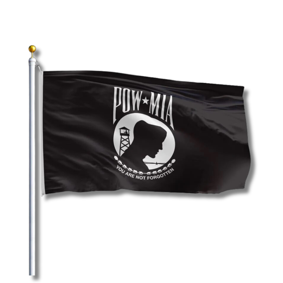 OUTDOOR POW-MIA FLAGS (DOUBLE FACE)