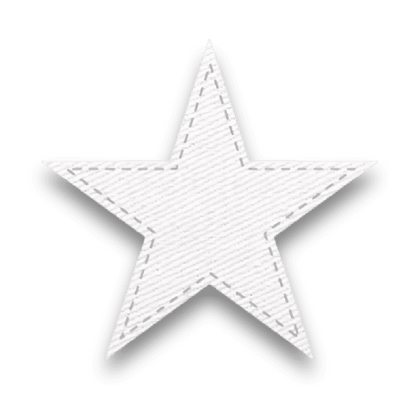 Simple five-pointed star design