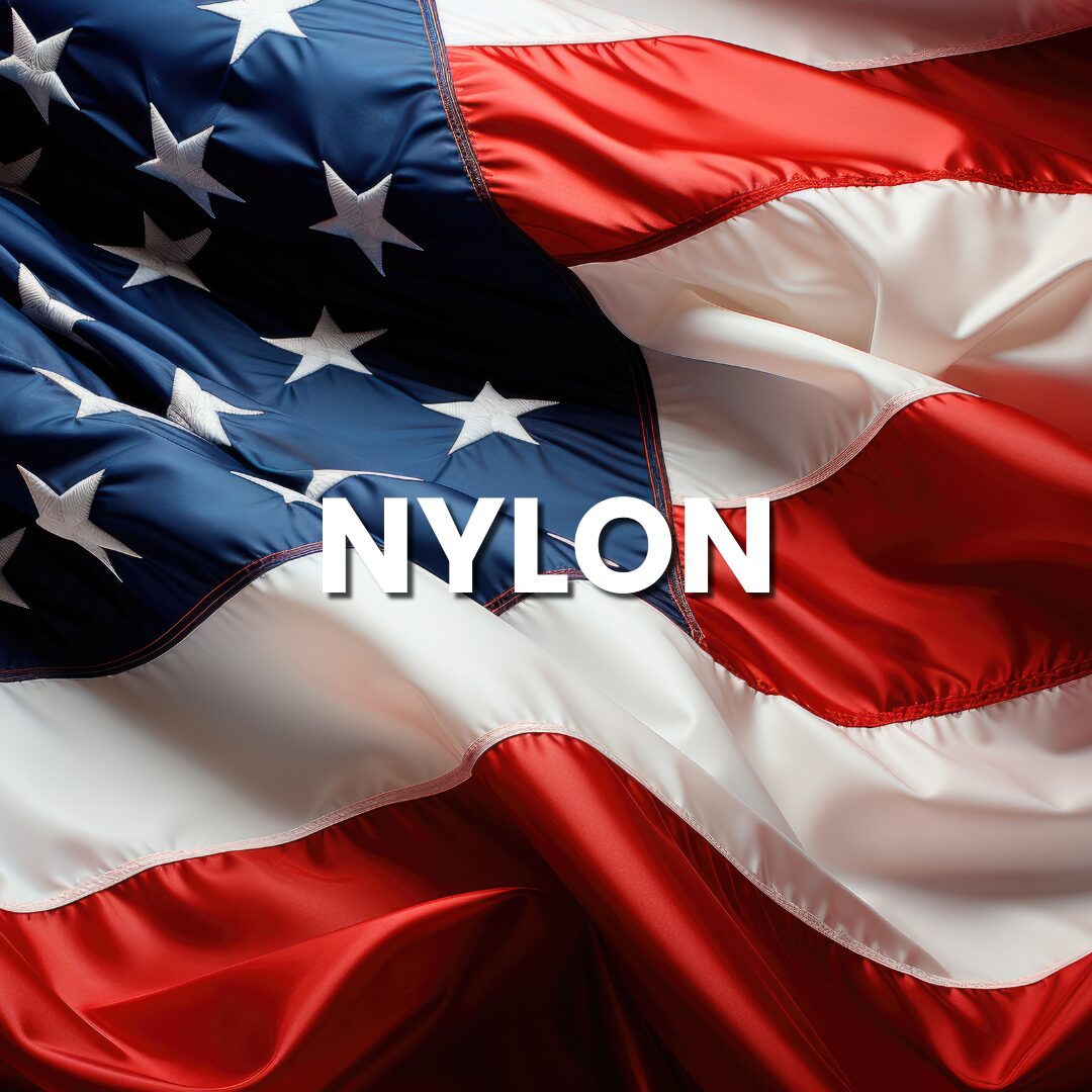 Close-up of USA flag fabric