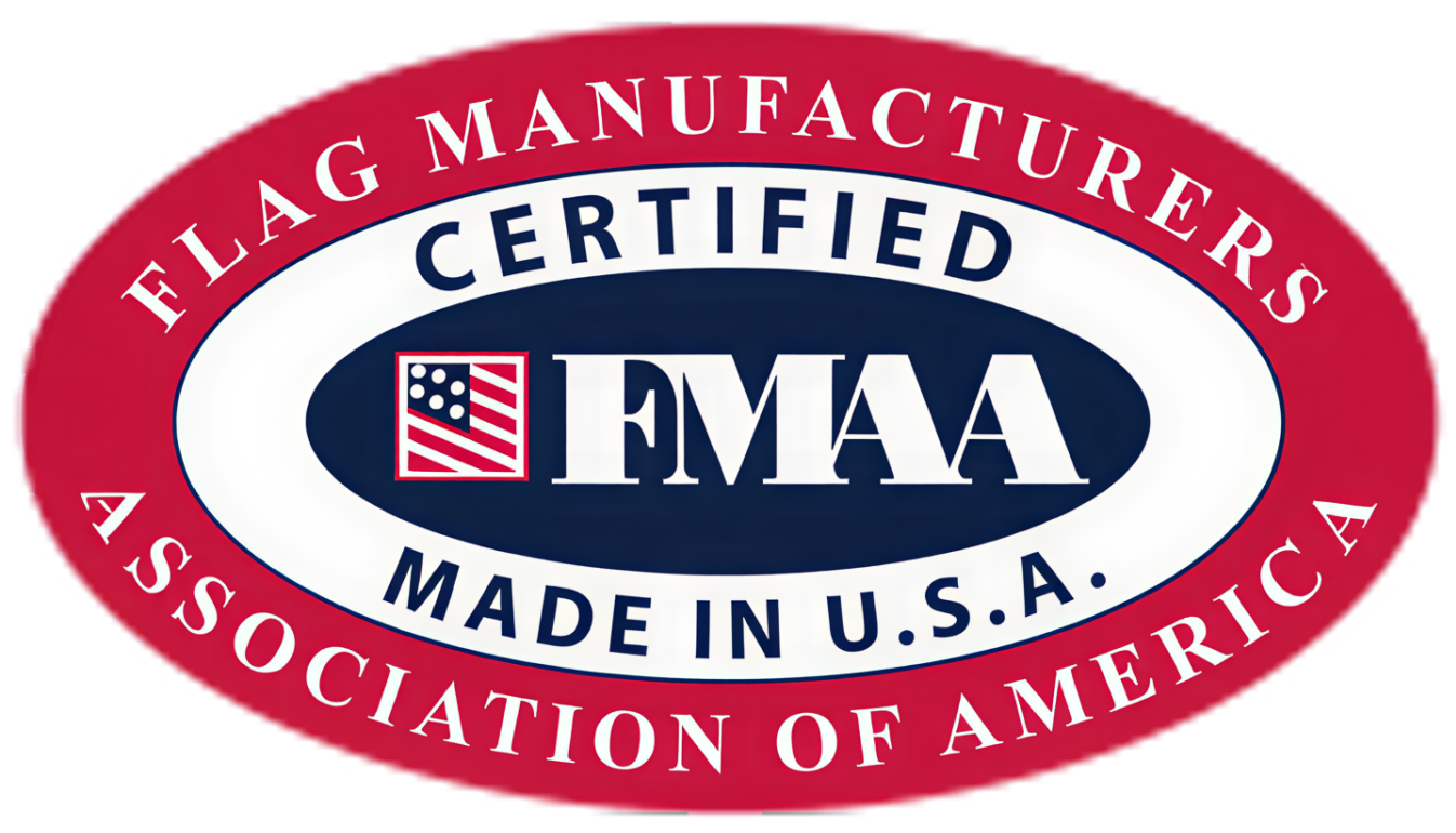 FMAA emblem, American flag association
