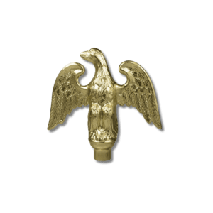 Gold eagle flagpole finial