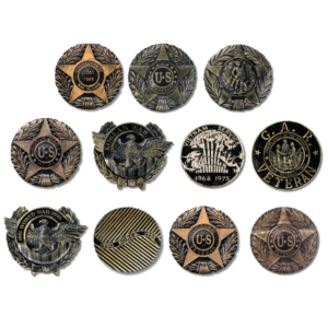 Assortment of vintage U.S. military veteran medals