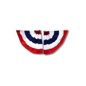 Red, white, and blue patriotic bunting